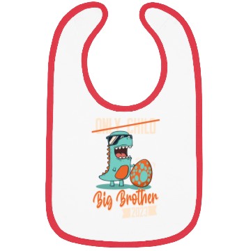 Discover Only Child Dinosaur Baby Egg 2023 Big Brother Bibs