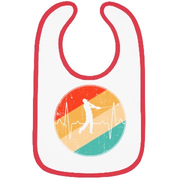 Discover golf retro heartbeat Bibs
