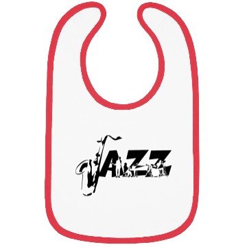 Discover Jazz Music Typography Design Bibs