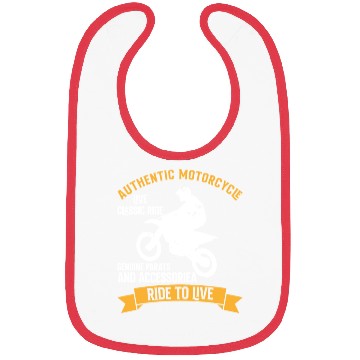 Discover AUTHENTIC MOTORCYCLE RIDE TO LIVE Bibs