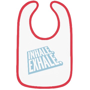 Discover inhale exhale yoga quote Bibs