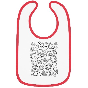 Discover Patchwork Tattoos Bibs