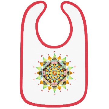 Discover Patchwork Filigree Mandala Bibs