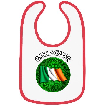 Discover Gallagher Shamrock & Irish Flag Bibs