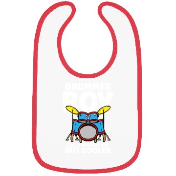 Discover Drummer Drums Music Drum Set Drumming Bibs