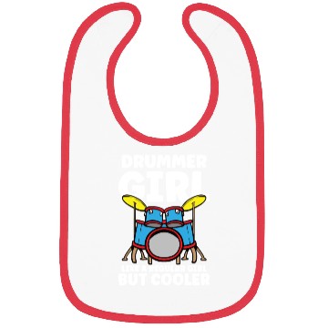 Discover Drummer Drums Music Drum Set Drumming Bibs