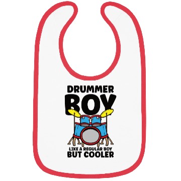 Discover Drummer Drums Music Drum Set Drumming Bibs