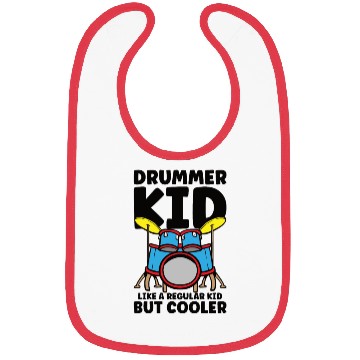 Discover Drummer Drums Music Drum Set Drumming Bibs