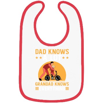 Discover DAD KNOWS A LOT GRANDAD KNOWS EVERYTHING Bibs