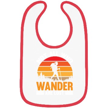 Discover not all who wander are lost Bibs