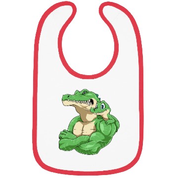 Discover Strong Crocodile with Crocodile Kid for a Bibs