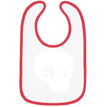 Discover Halloween Skull (White) Bibs