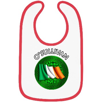 Discover O'Sullivan Shamrock & Irish Flag Bibs