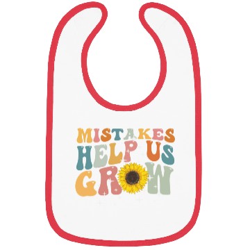 Discover Mistakes Help Us Grow Back To School Motivational Bibs