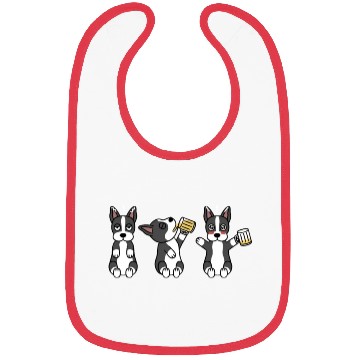 Discover Boston Terrier Beer Lover Bibs