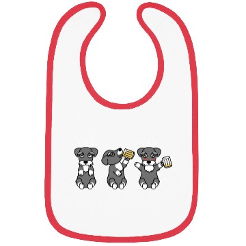 Discover Schnauzer Beer Lover Bibs
