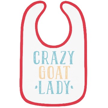 Discover Crazy Goat Lady Goat Lover Bibs