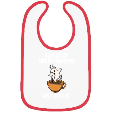 Discover Ghost Hunting And Coffee Funny Ghost Gift Bibs