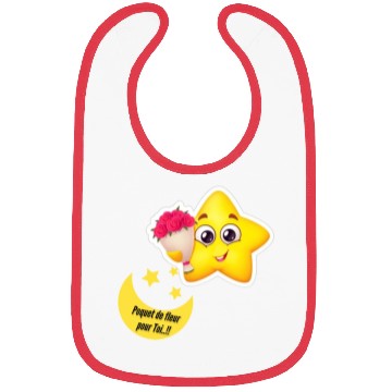 Discover Design d'étoile et lune Bibs