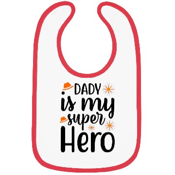 Discover dady is my super hero, Bibs father's day classic