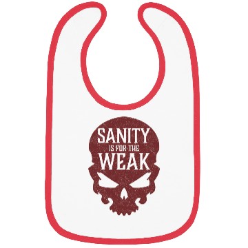 Discover Demon Skull Sanity is for the Weak Bibs