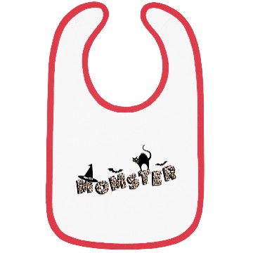 Discover Momster (leopard) Bibs