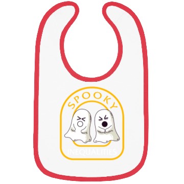 Discover Halloween Math Teacher Bibs, Spooky Inequalities