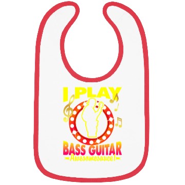 Discover I Play Bass Guitar Bibs