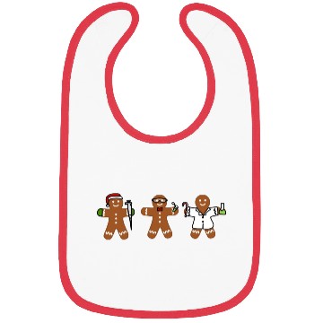 Discover Gingerbread Scientist Guys Bibs