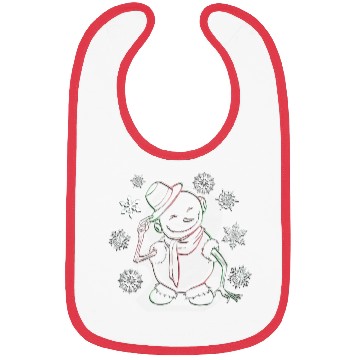 Discover Snowman Bibs