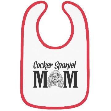 Discover Cocker Spaniel Mom Dog Pet Bibs