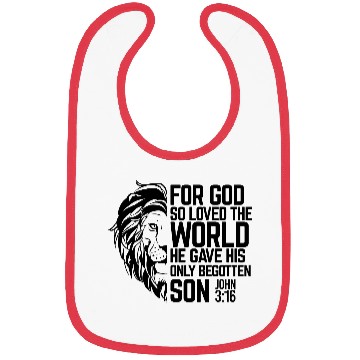 Discover Lion's Embrace - God's Love: John 3:16 Bibs