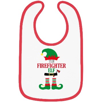 Discover the firefighter elf with axe Bibs