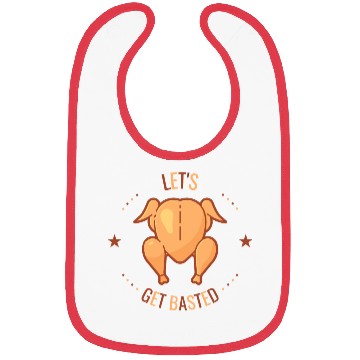 Discover thanksgiving day Let's get basted funny turkey Bibs
