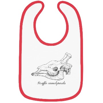 Discover Giraffe Skull Bibs