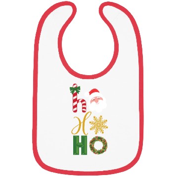 Discover Ho Ho Ho Christmas icons Bibs