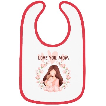 Discover love mom Bibs design