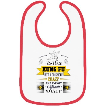 Discover Kung fu crazy Bibs