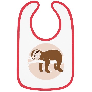 Discover comic branch sleep sloth Bibs