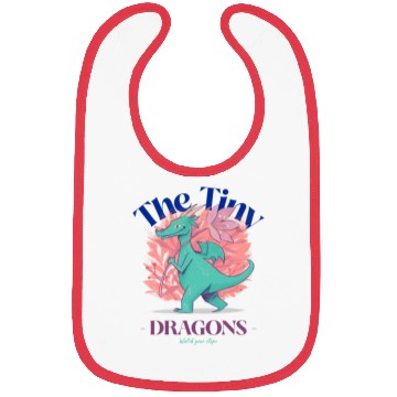 Discover Bibs with a dragon design with wonderful cartoo