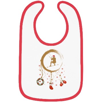 Discover Winter dreamcatcher Christmas Kite Bibs