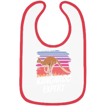 Discover Kangaroo Expert Australia Lover Kangaroos Animal Bibs