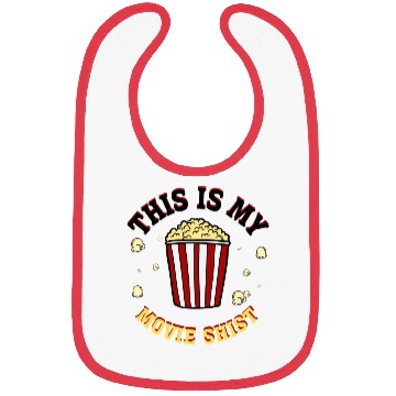 Discover I'm Just Here For The Popcorn Cinama Movie Theater Bibs
