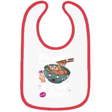 Discover Powered By Kpop And Ramen Bibs