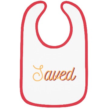 Discover Saved - Embrace God's Grace with Christian Apparel Bibs
