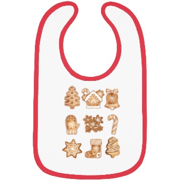 Discover Christmas Gingerbread Cookies! Bibs