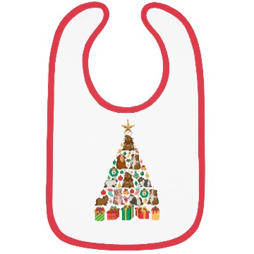 Discover Guinea Pig Christmas Tree Bibs
