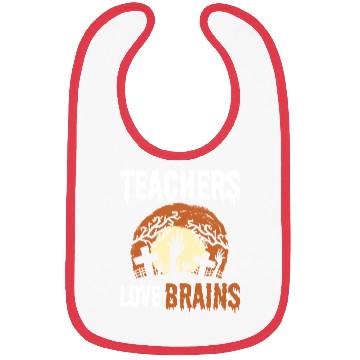 Discover Halloween Teacher Brain Lover Bibs