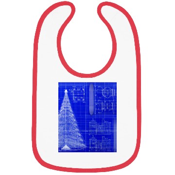 Discover Christmas Blueprint Christmas Tree Blueprint Bibs