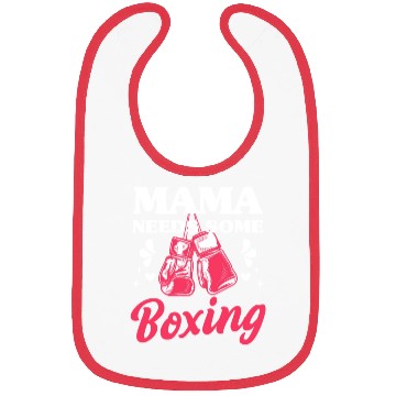 Discover Funny Kickboxing Boxing Mama Needs Some Boxing Bibs